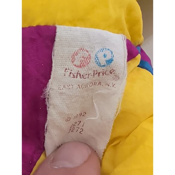 Puffalumps Grunts Caveman Yellow Plush Club 1992 Fisher Price Vintage Retro 2271 - Picture 8 of 9